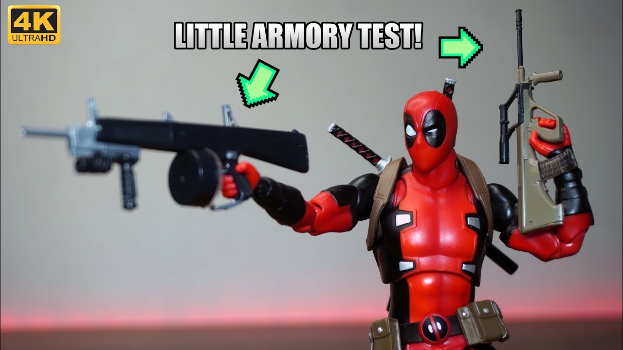 Распаковка: MAFEX No.082 Deadpool (Gurihiru Art Ver.) с небольшим тестом арсенала