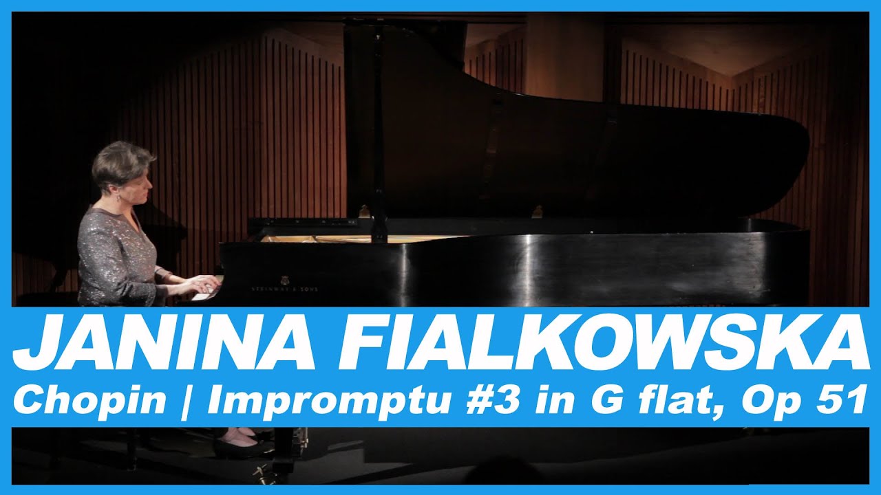 Janina Fialkowska | Frédéric Chopin: Impromptu No. 3 in G flat, Op. 51