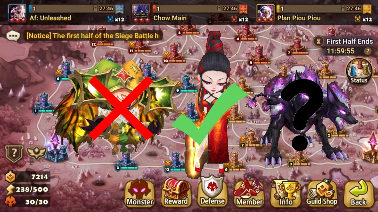 A 50K HP Shumar!? - Summoners War Siege