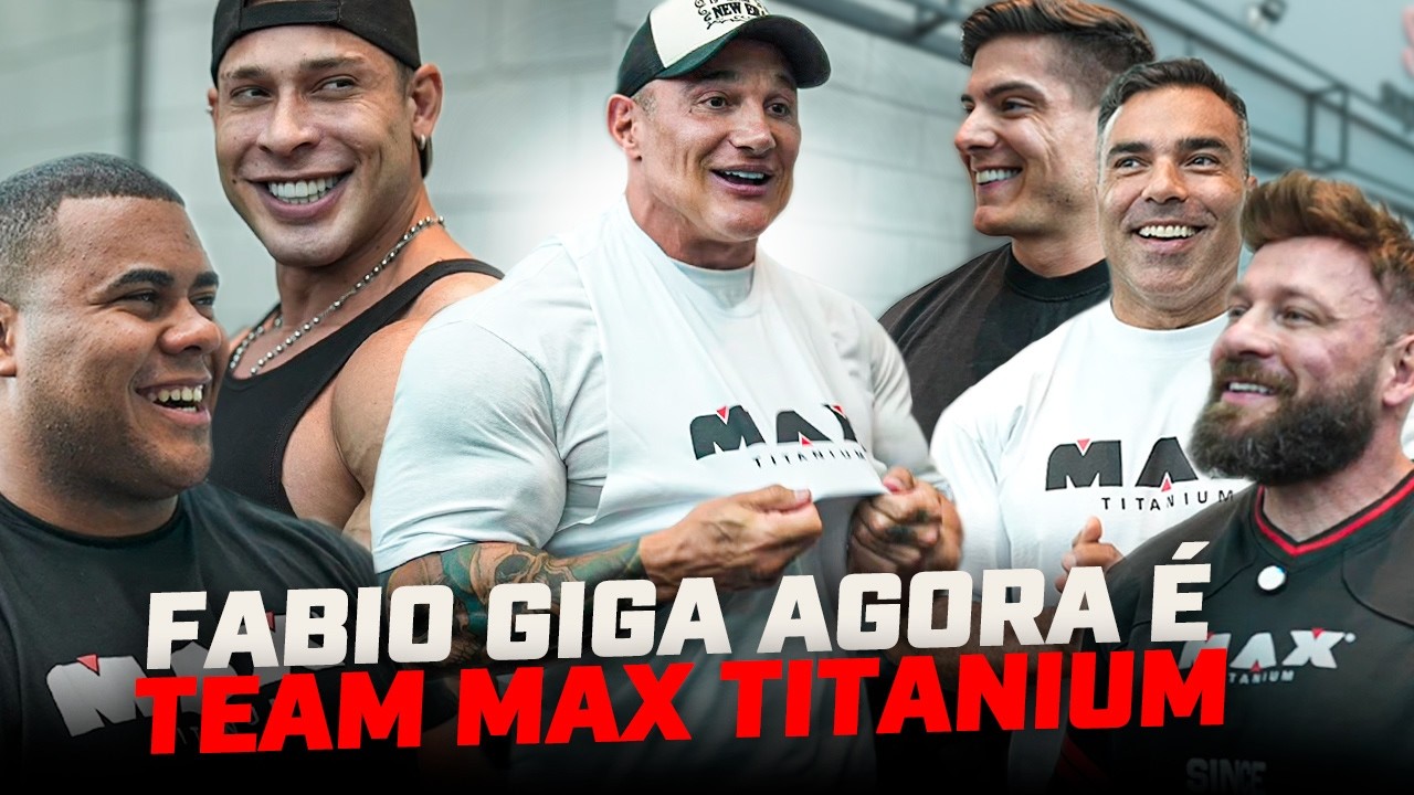 BITELO E RAMON RECEBEM GIGA NO TIME MAX TITANIUM