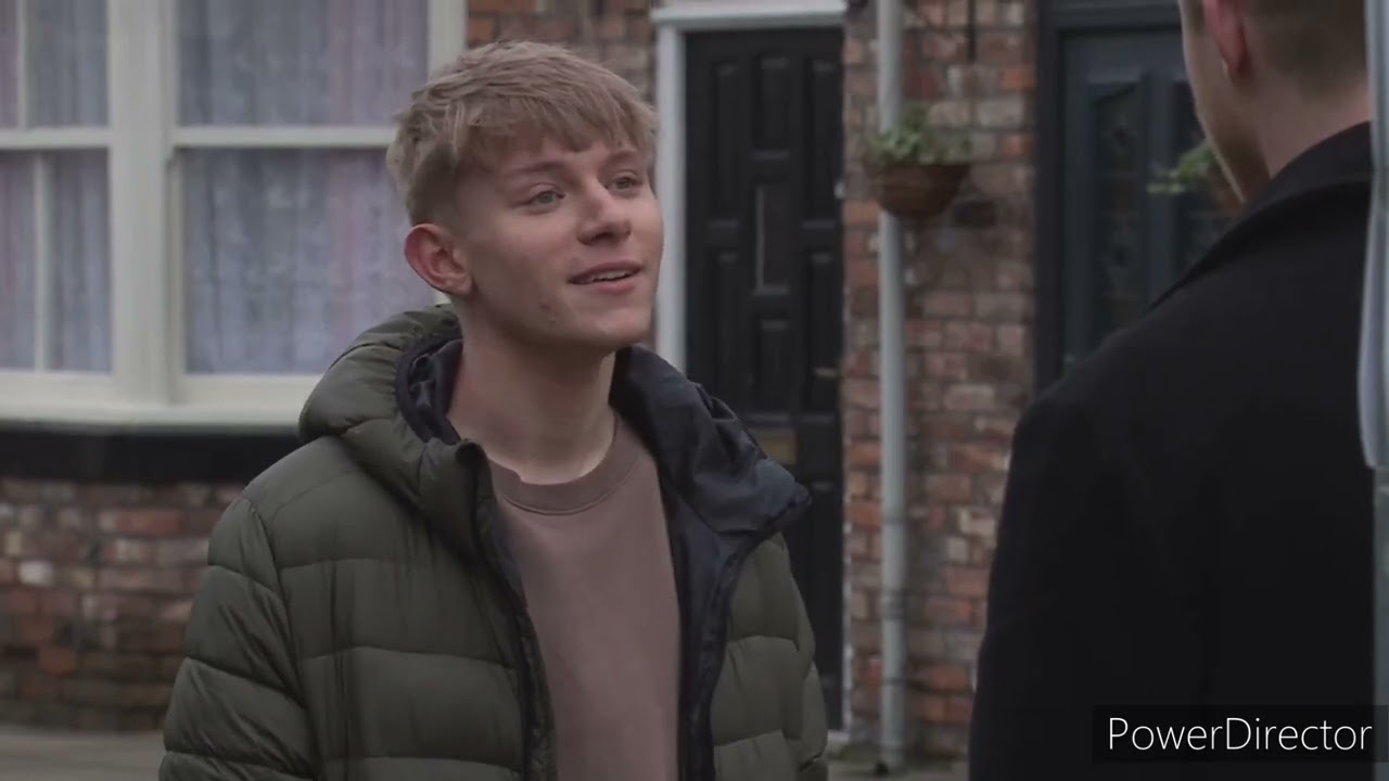 Coronation Street - Daniel Confronts Max In The Street (15th March 2024)