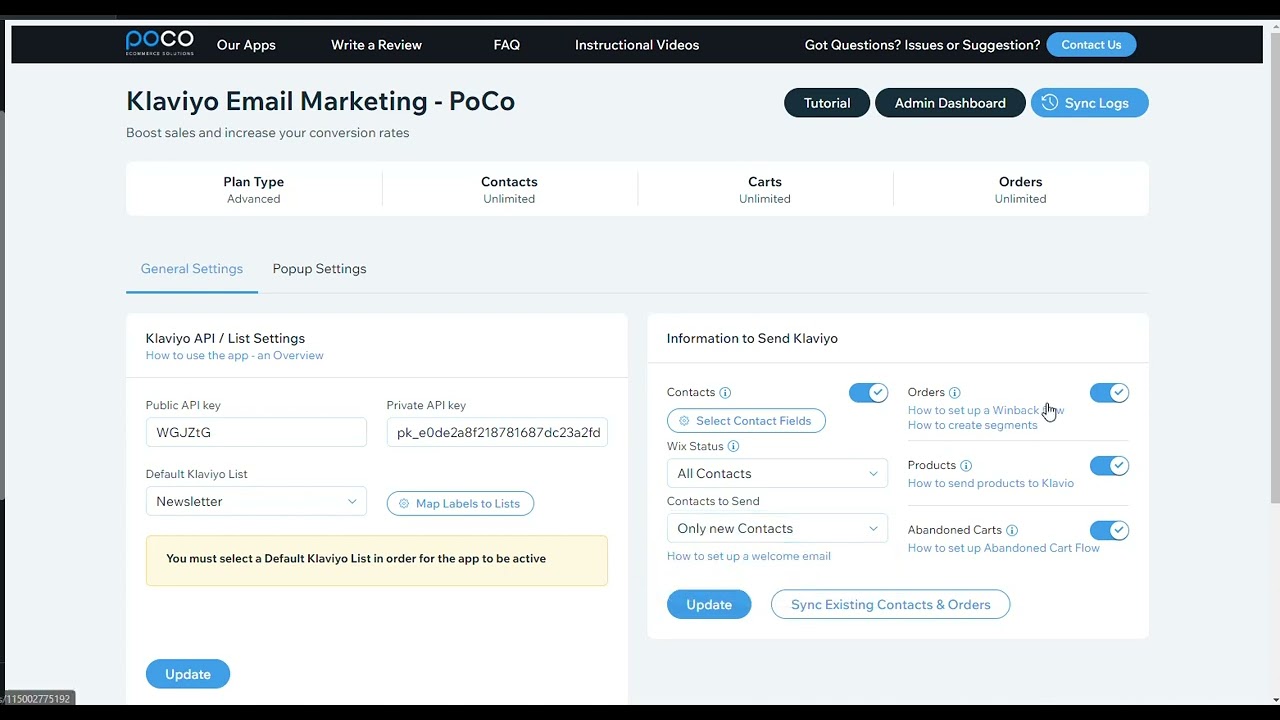 Mastering Your Klaviyo Integration: A Comprehensive Guide to the PoCo Wix App