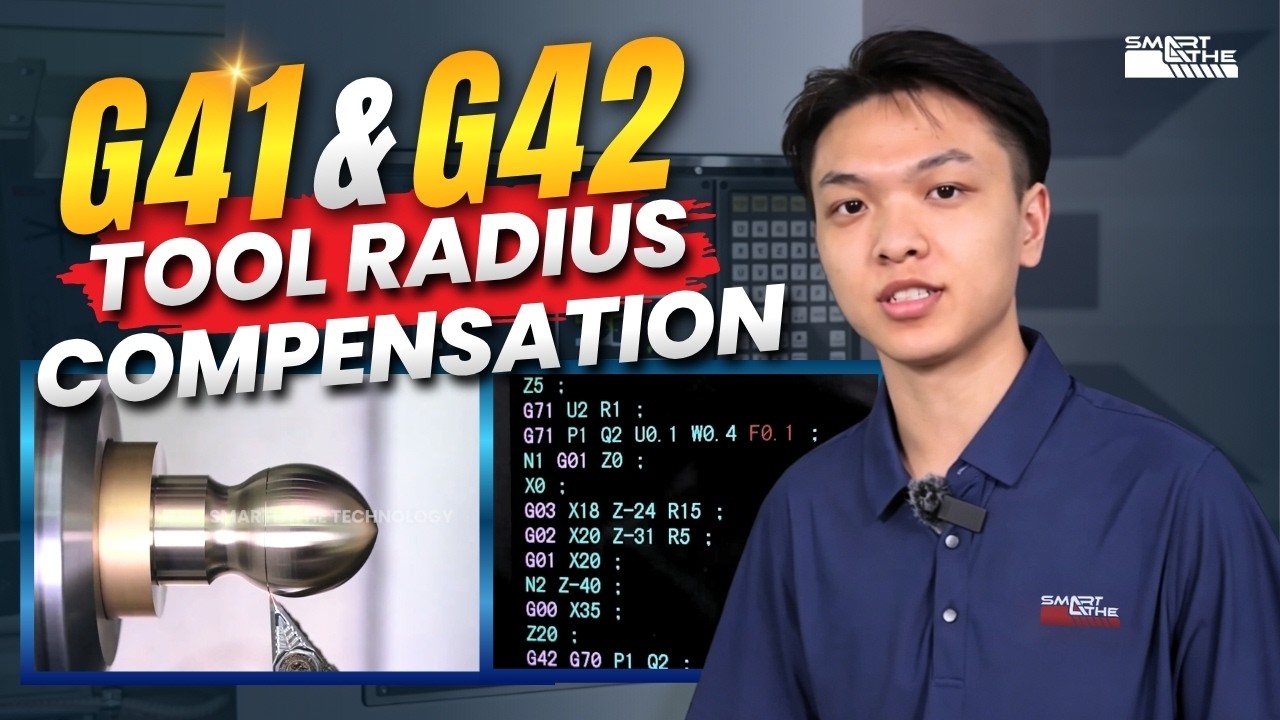How to use G41/G42 with G71/G72 on SmartLathe for tool radius compensation？