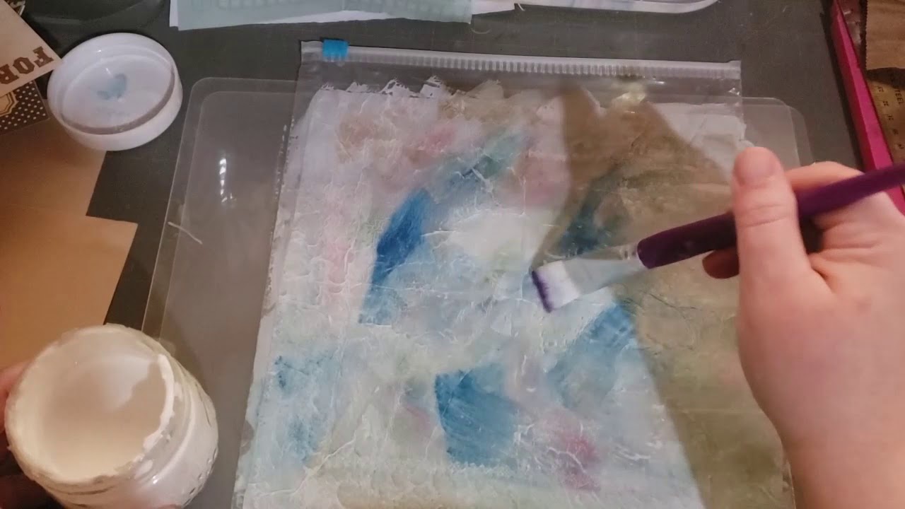 Part 2 Transform Napkins into vellum/vinyl like papers