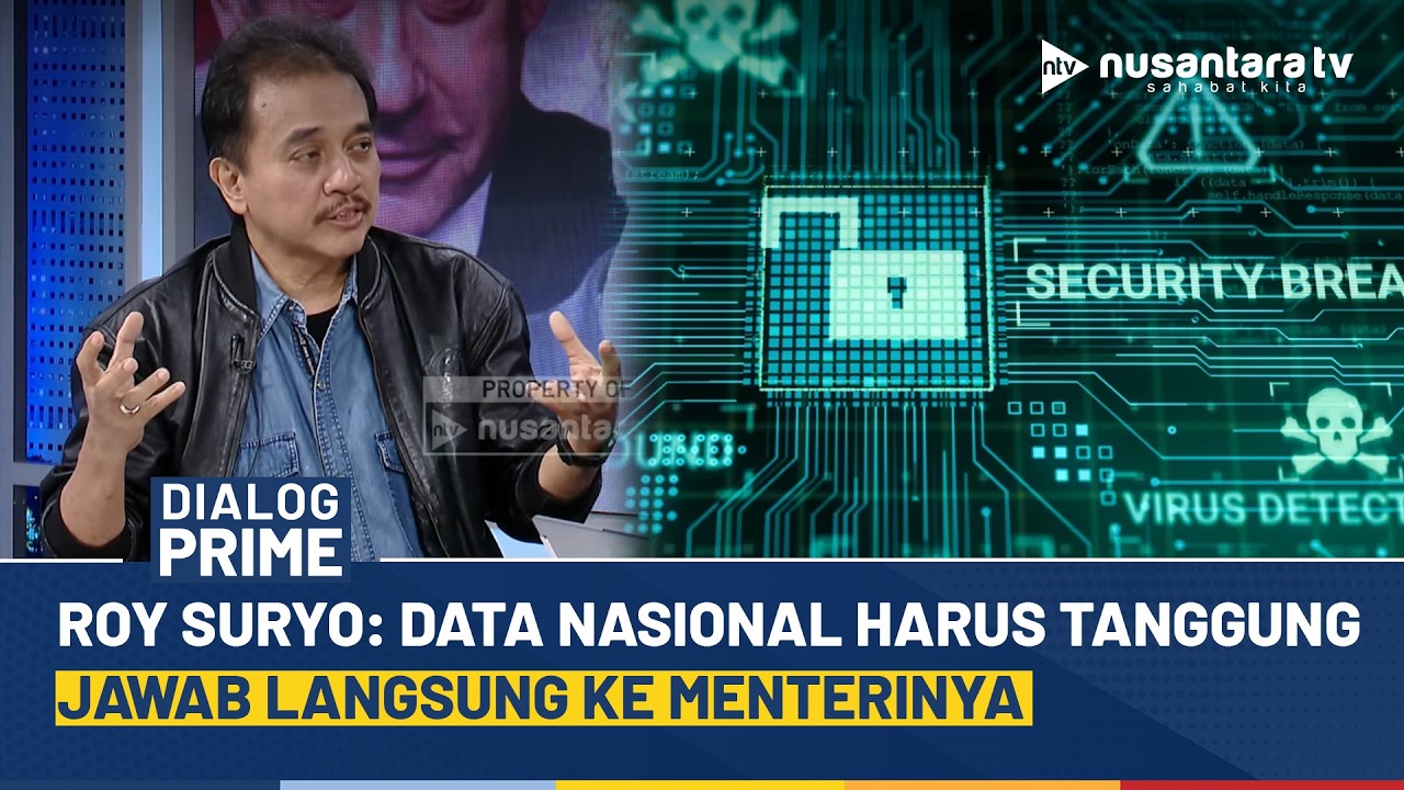Roy Suryo Desak Menteri Bertanggung Jawab atas Bocornya Data Nasional | DIALOG PRIME