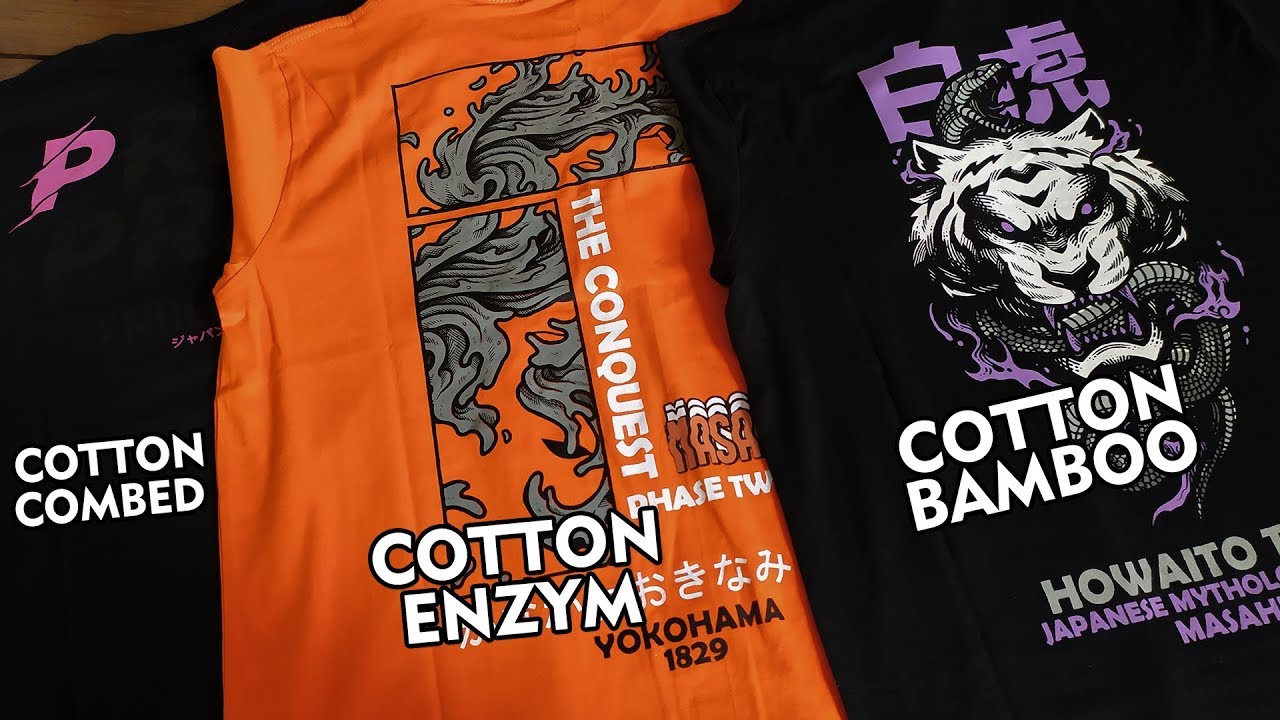 JENIS KAIN KAOS PALING RECOMENDED UNTUK BISNIS CLOTHING ❗️ ❗️
