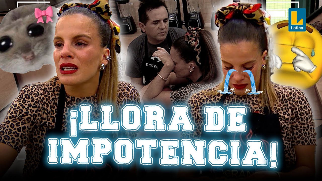 Alejandra Baigorria se echa a llorar por la vergüenza de presentar su plato | El Gran Chef Famosos