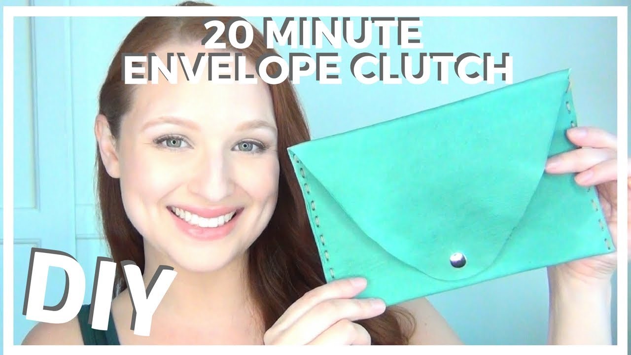 Envelope Clutch ♥ DIY with Tandy Leather