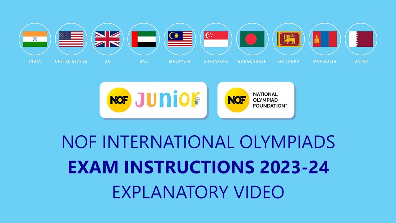 NOF Exam Instructions 2023-24