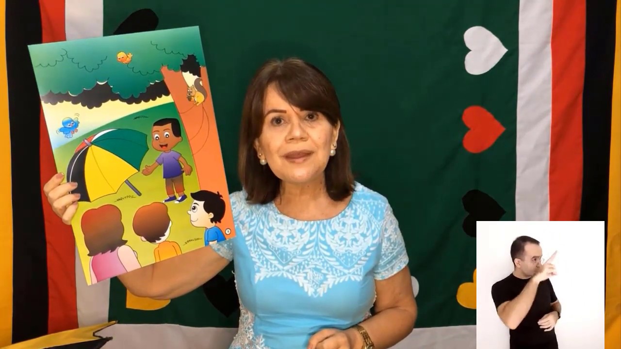 O mistério do guarda chuva (História Bíblica Infantil - APEC)
