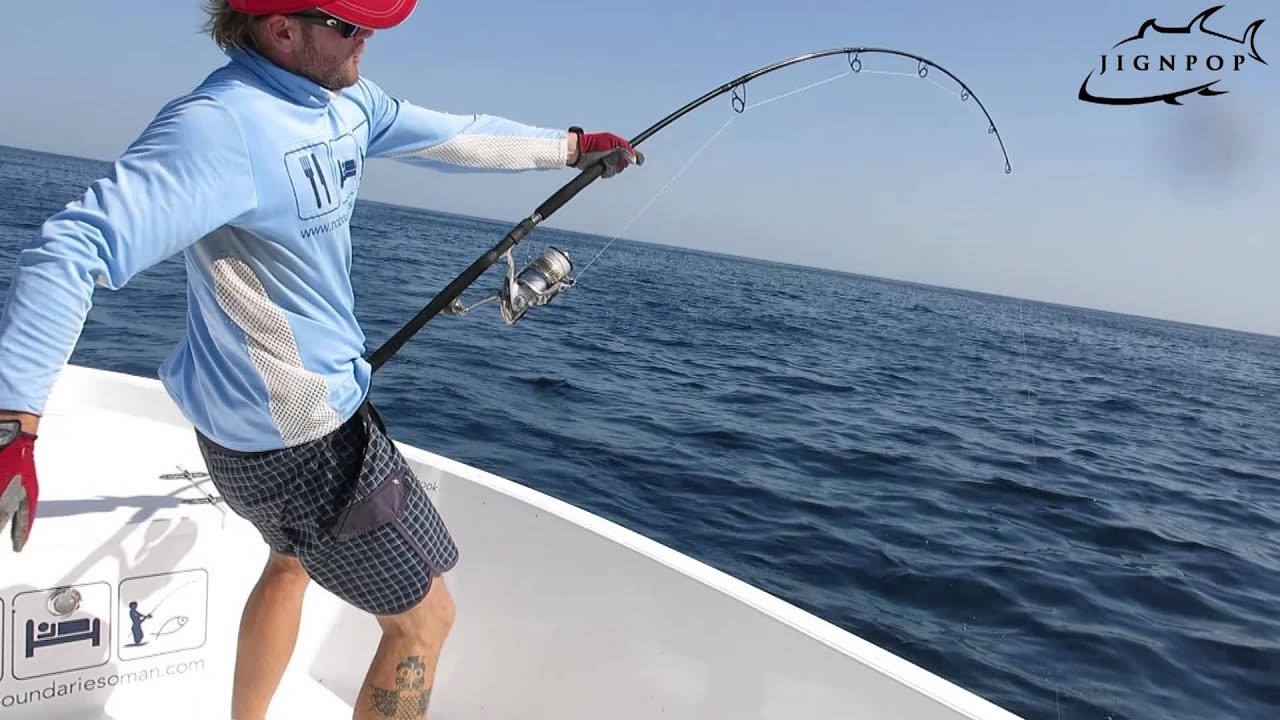 55~60kg GT from No Boundaries in Oman with Black Hole Cape Cod Special 8'0 Graphite Rod, March 2013