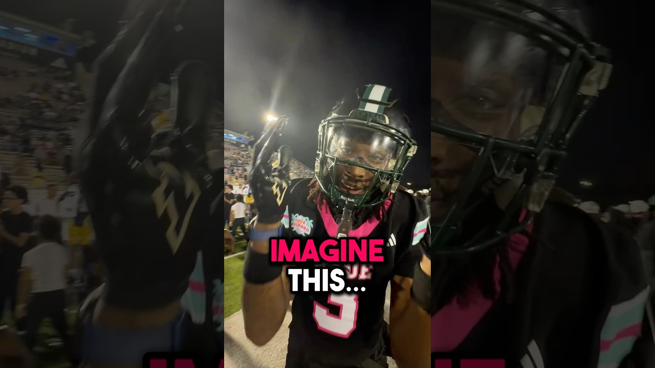 BLURRR MACHINE. He TOOK OVER 😳💨 #shorts #football #widereceiver #highschoolfootball #megatron