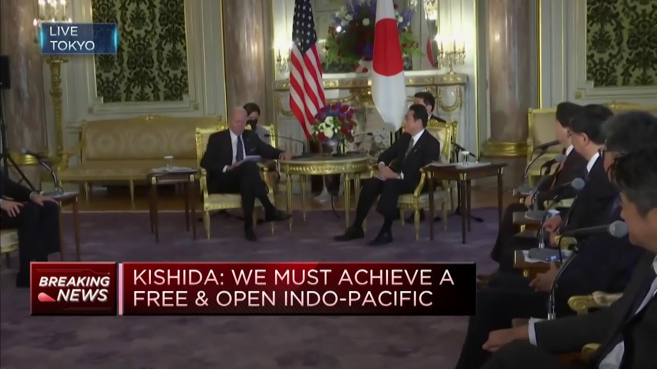 Biden in Japan to launch regional economic plan to counter Beijing