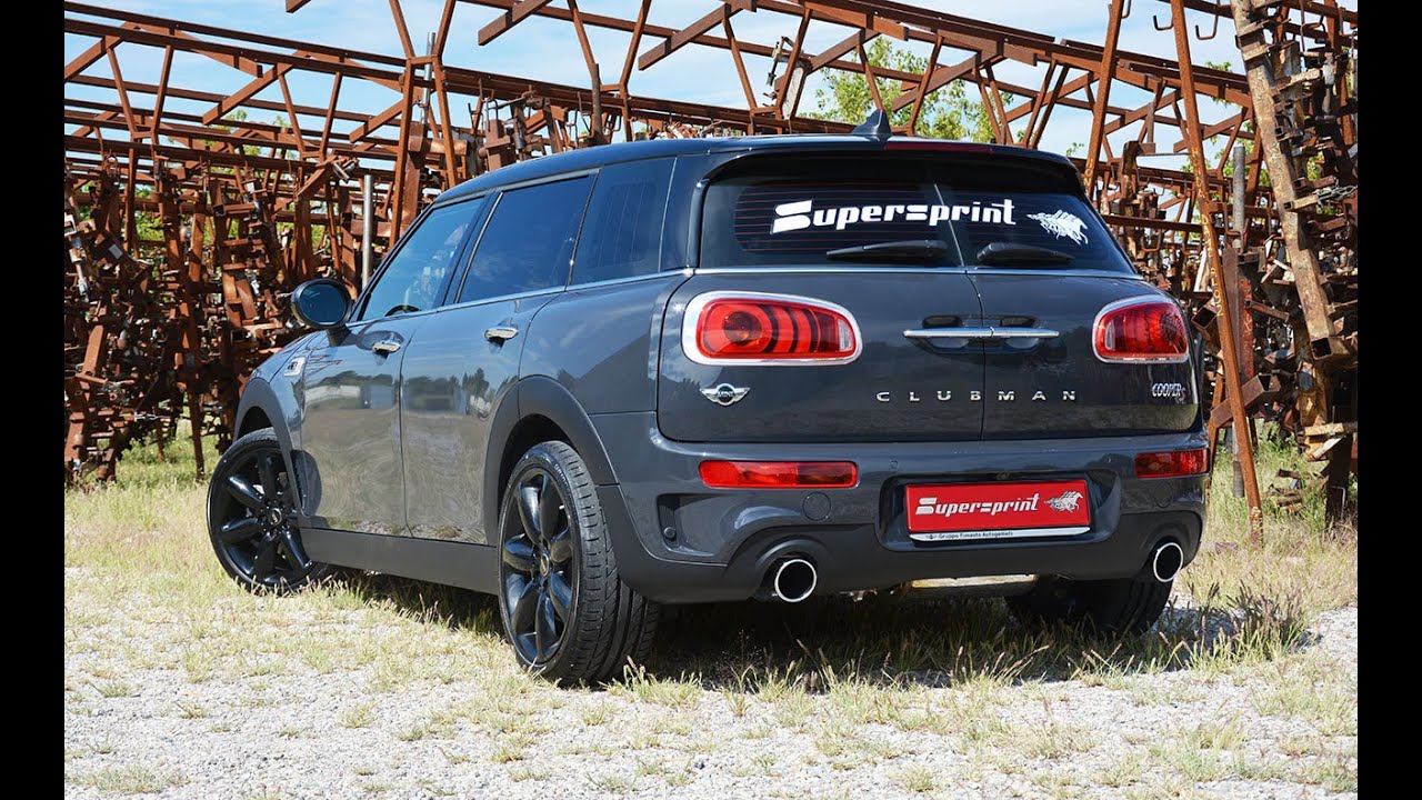 Mini Cooper Clubman S F54 - Supersprint exhaust with bypass valve