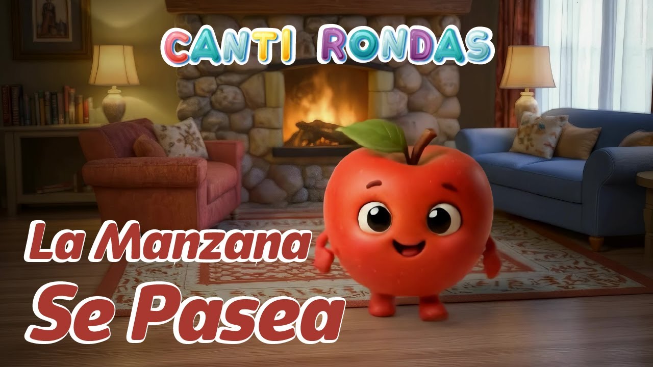 La Manzana se Pasea | Canción Infantil Tradicional | Ronda para Niños | Canti Rondas