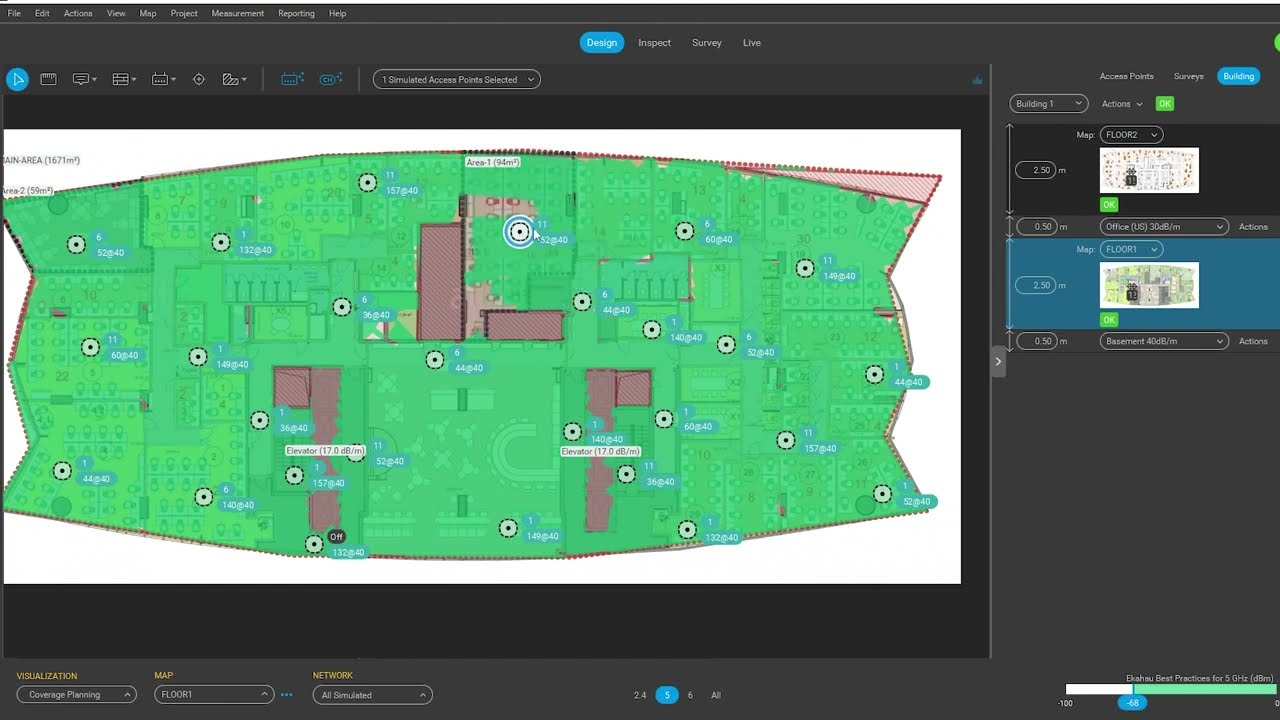 Создание Wi-Fi сети. Часть 3. Радиопланирование в Ekahau