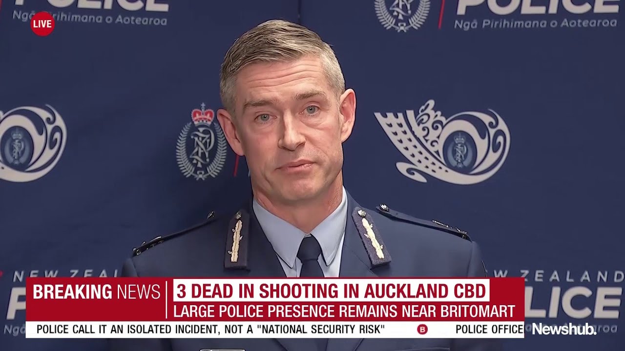 No ongoing risk to public following Auckland CBD shooting - Police Cmmr | Newshub