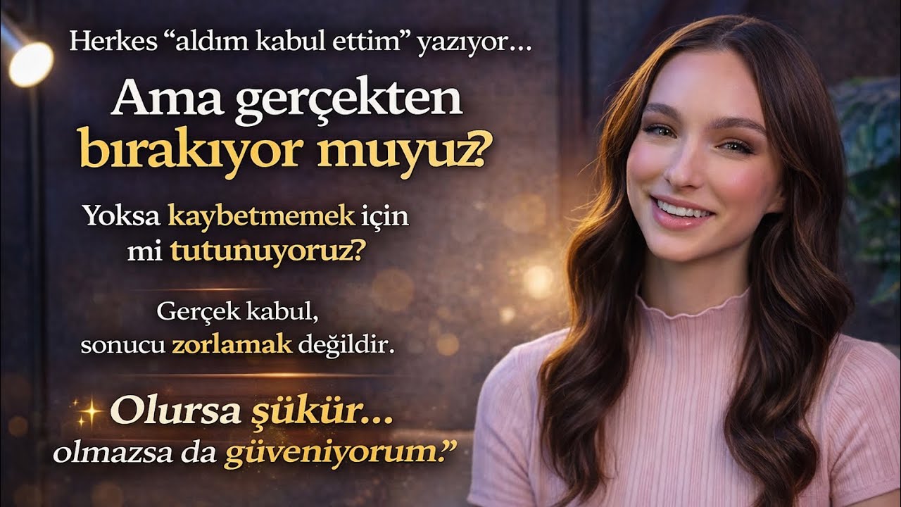 ”Aldım Kabul Ettim” Demek Gerçekten Kabul Etmek Mi?🔮