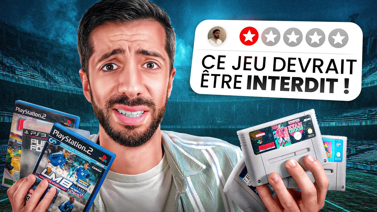 J'ai joué aux PIRES JEUX de FOOT de l'HISTOIRE !