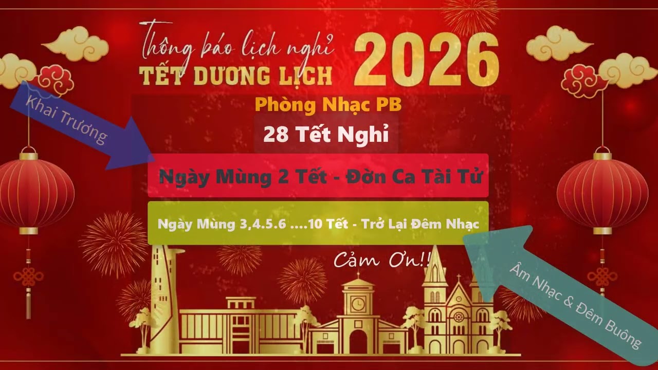 Năm mới 2026 Bính Ngọc/Phòng Nhạc PB Chúc ACE luôn bình an