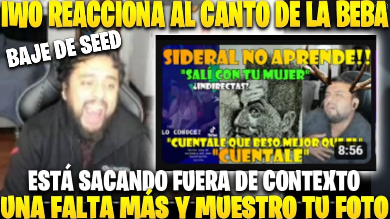 🔥IWO REACCIONA AL CANTO DE LA BEBA😂UNA MÁS Y MUESTRO TU FOTO😡