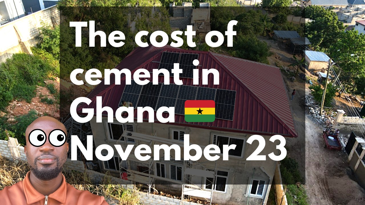Building in Ghana - prices of iron rods, cement, blocks, etc