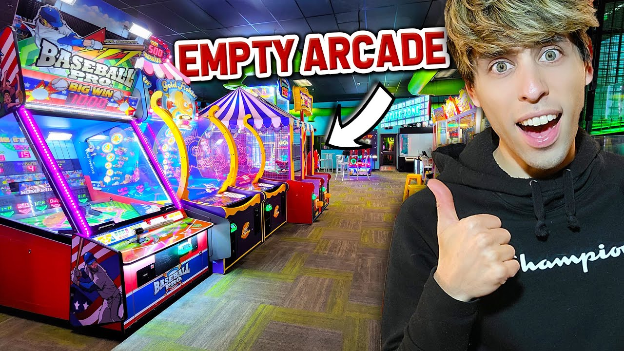 I Had An ENTIRE Arcade To Myself & This Happened..