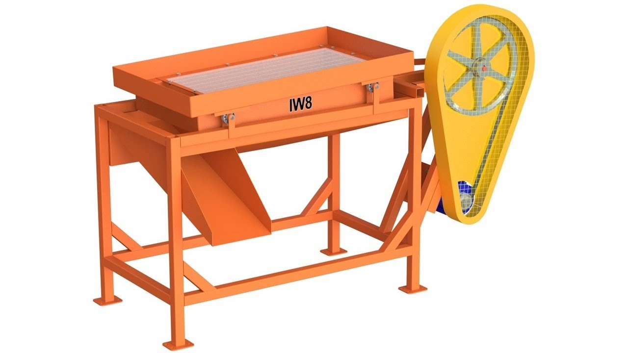 Peneirador Vibratório Elétrico Industrial Usado para Peneirar Areia e Terra