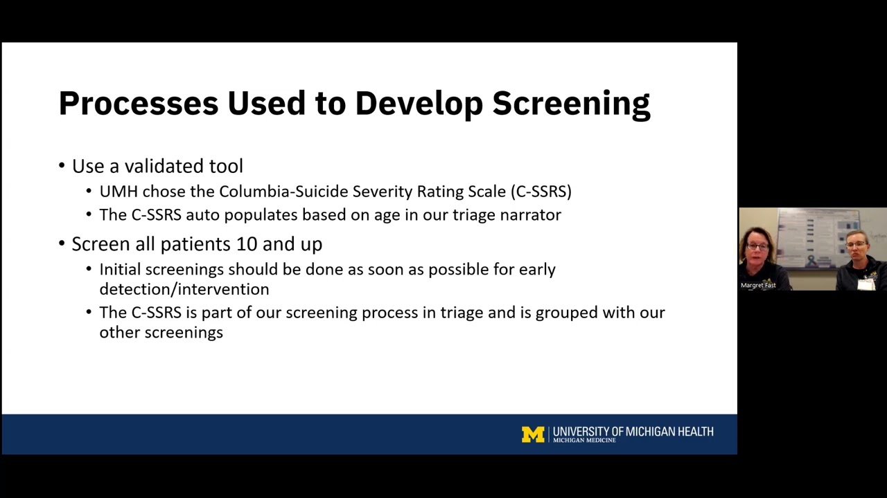 Triage to Treatment: Enhancing Suicide Risk Screening in Pediatric Emergency Care