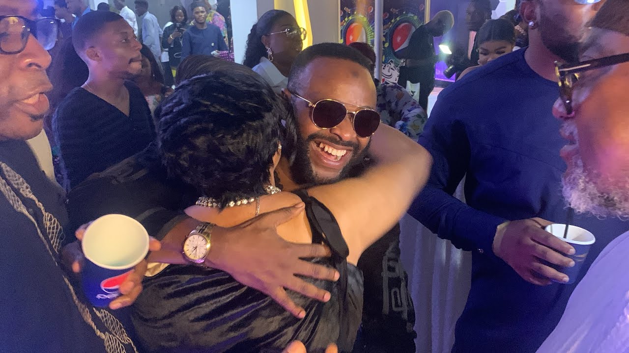 EVERYBODY ALL OVER FEMI ADEBAYO AT ANIKULAPO THE SERIES MOVIE PREMIERE