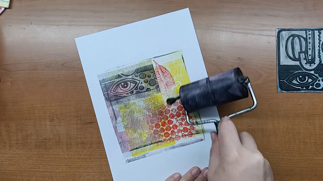 Mono Baskıresim - 07 / Monotype Printmaking - 07