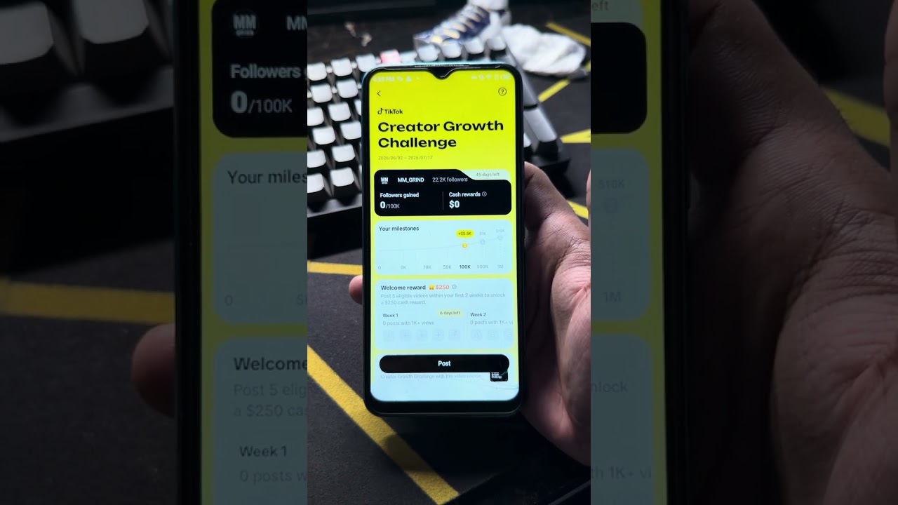 🚀 TikTok Creator Growth Challenge 2026 🚀