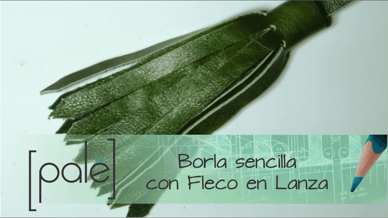 Borla con Fleco en Lanza (Moldes para descargar gratis)#cuero #hechoamano  #moldesgratis #leather