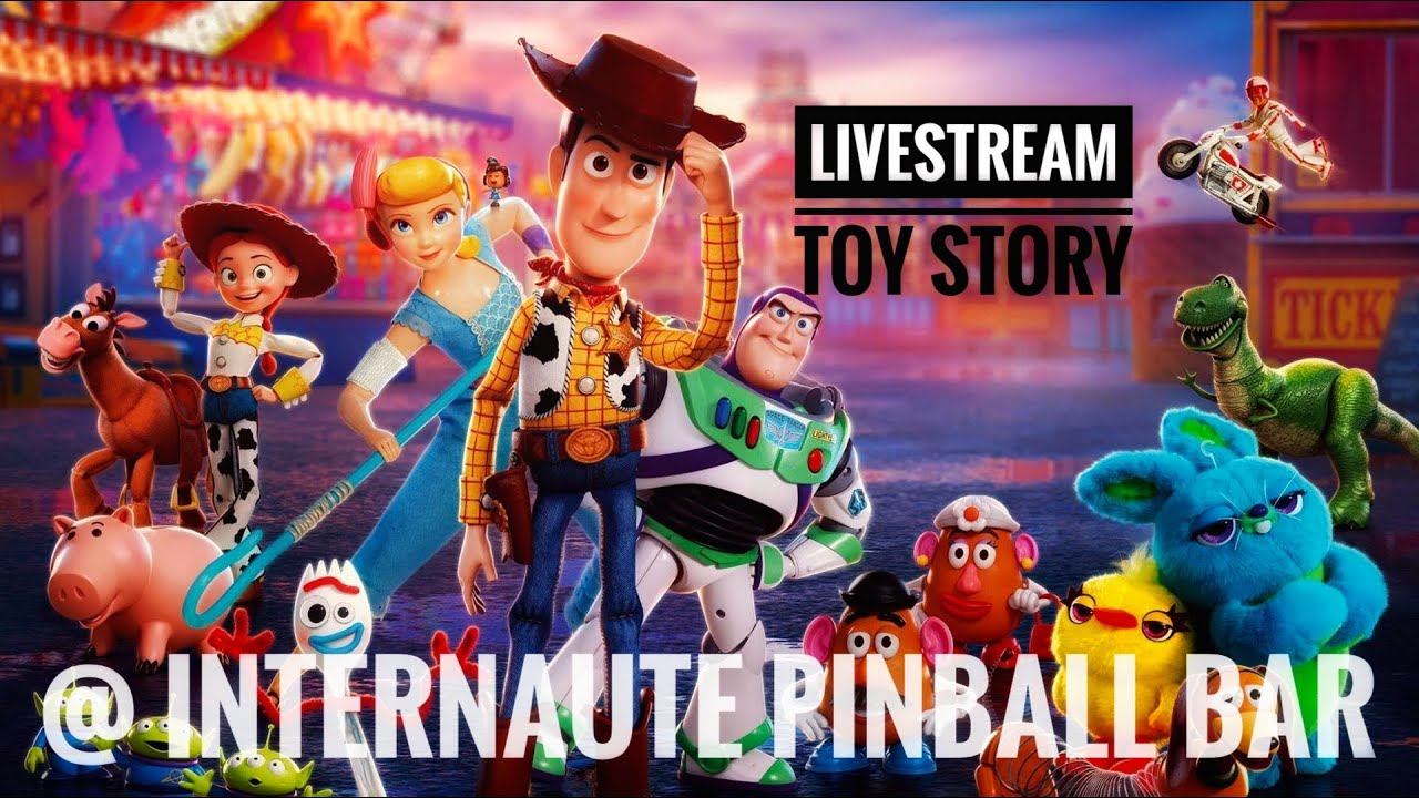 LiveStream Flipper Toy Story Jersey Jack Pinball - @Internaute Pinball Bar