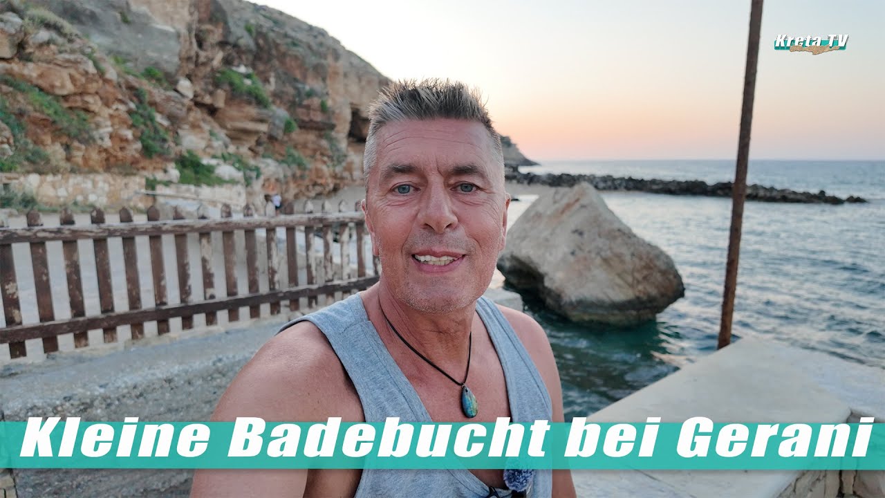 Kleine Badebucht bei GERANI im Norden Kretas      Kreta/Crete/Griechenland 2025   4K