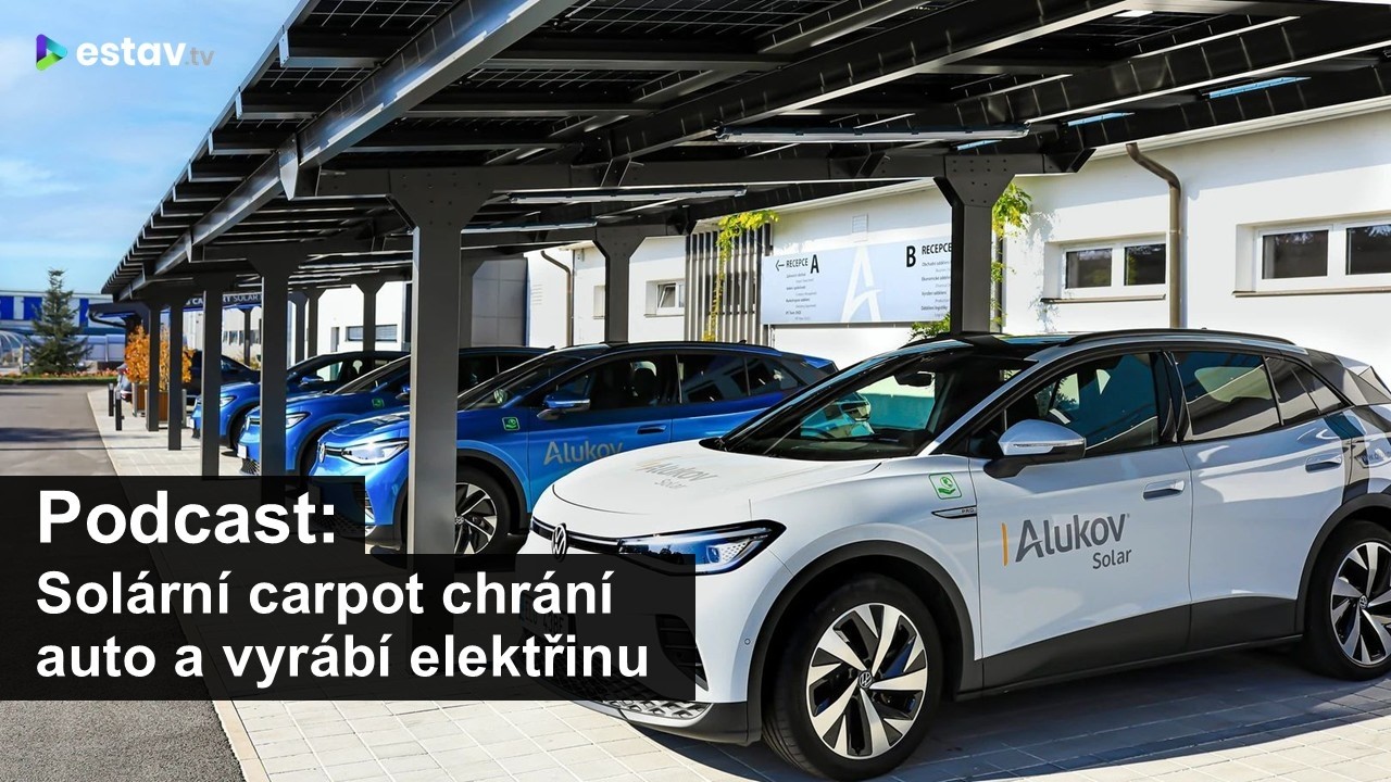 Solární carport chrání auto a vyrábí elektřinu. Zájem roste i mezi firmami