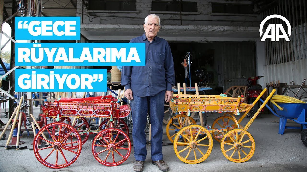 Minyatür at arabaları Faik ustanın elinden çıkıyor