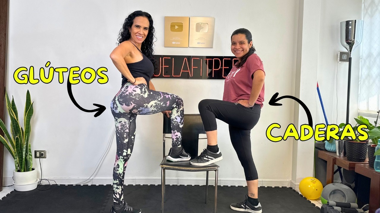 MÚSCULOS FUERTES = VIDA LARGA CADERAS y GLÚTEOS después de los, 30, 50, 70 y más 🔥