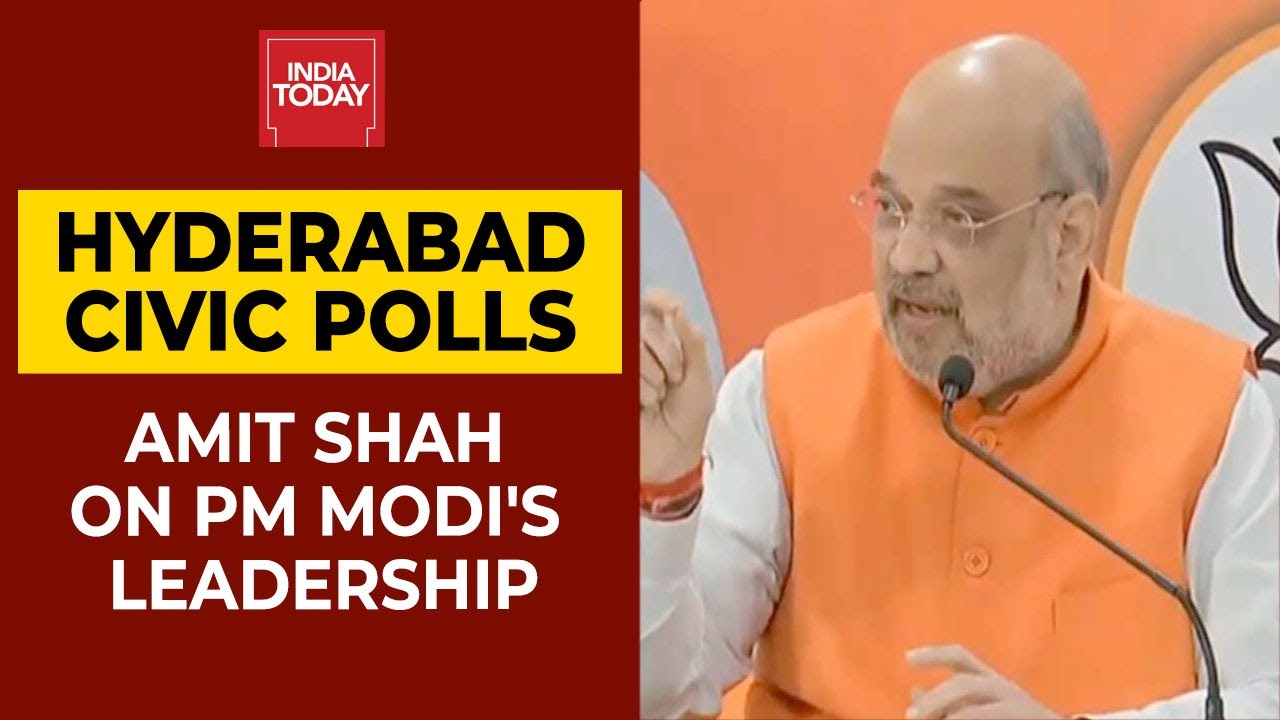 Telangana Reposing Faith In PM Modi's Leadership, Says Amit Shah | Hyderabad Civic Polls
