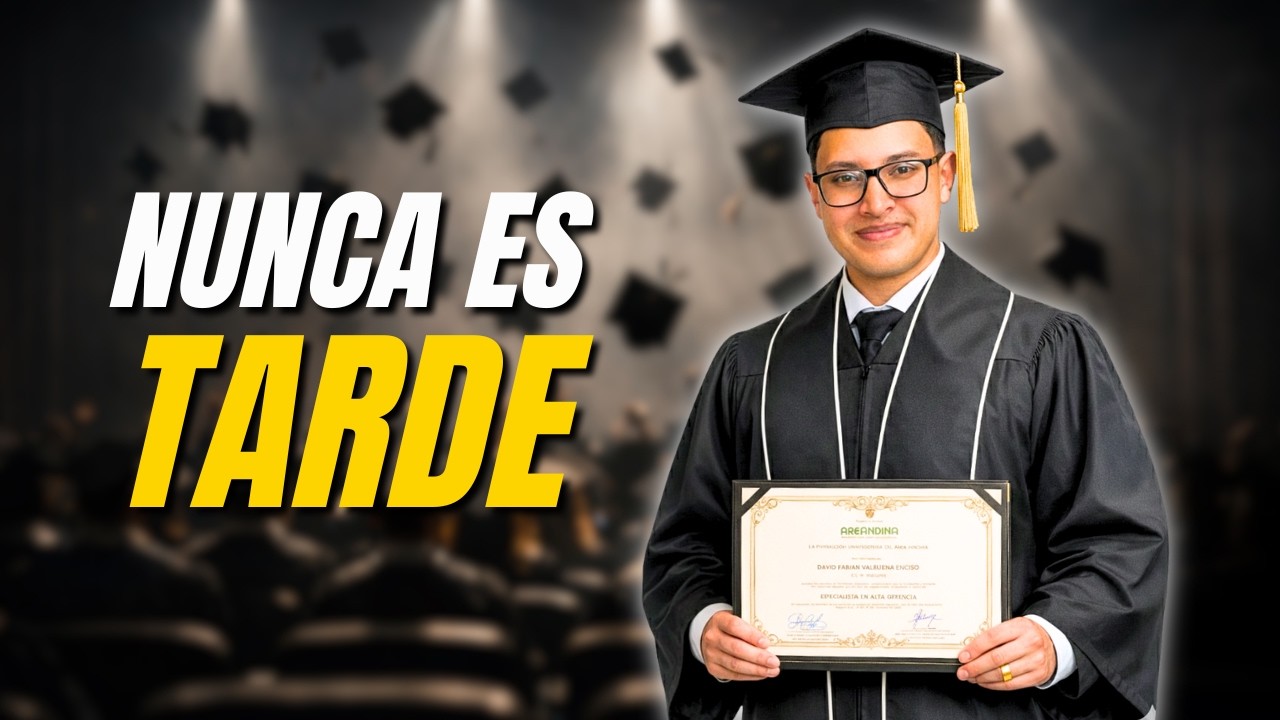 Me gradué a los 28 años | Nunca es tarde para cumplir tus sueños