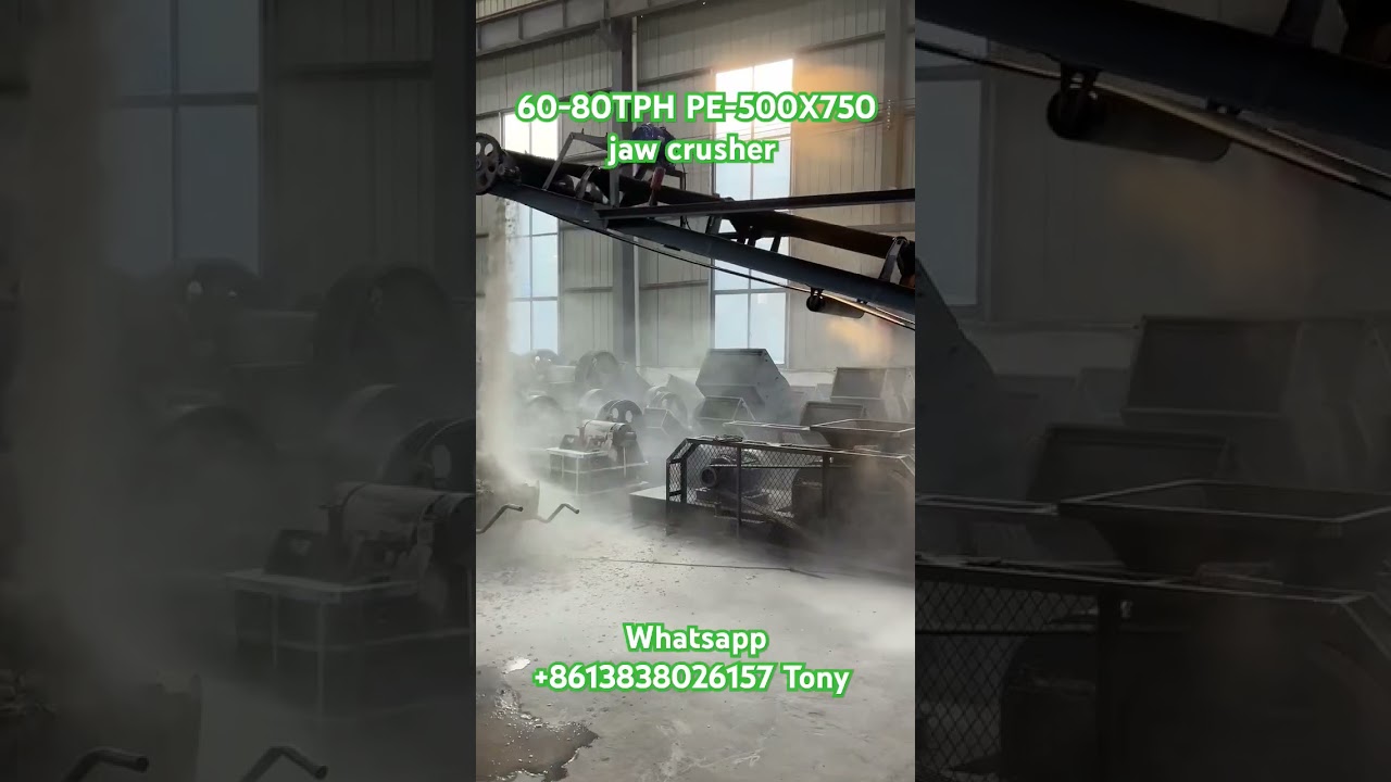 Motor and diesel double power version mobile jaw crusher testing video #jawcrusher #gravel #mining