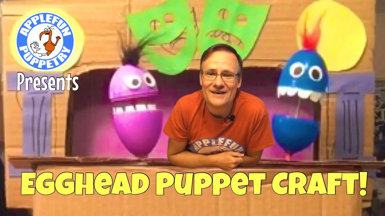 Applefun Workshop 13 - Egghead Puppet Craft!
