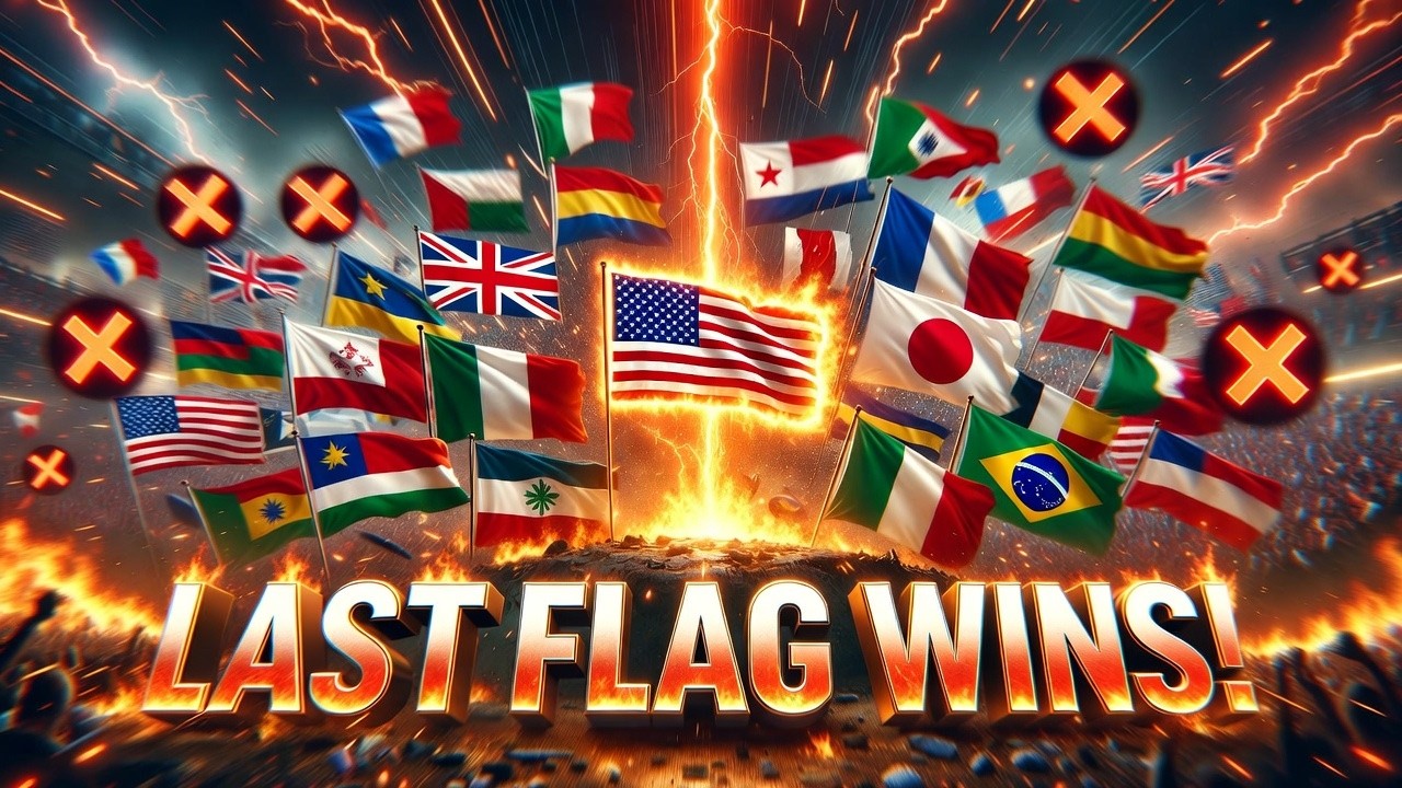 🌍 Ultimate Flag Battle &ndash; 100+ Countries Fight for the Top! 🔥