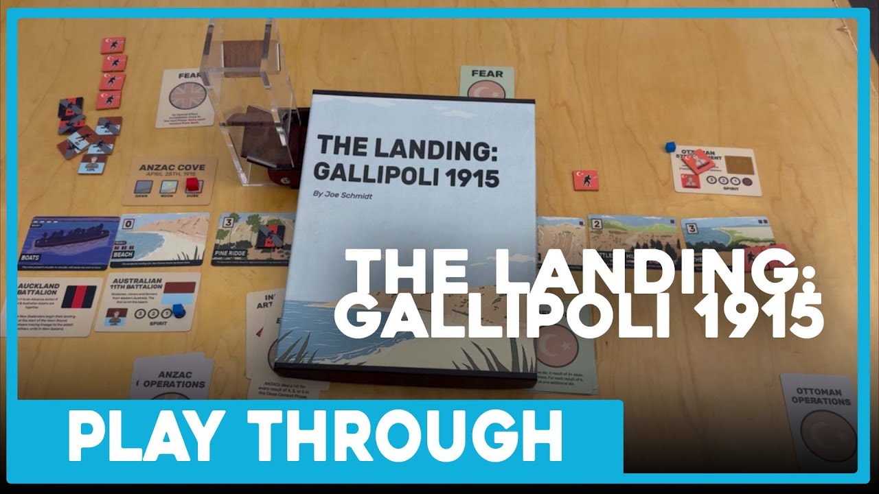 Playthrough | The Landing: Gallipoli 1915 | Catastrophe Games | The Players' Aid