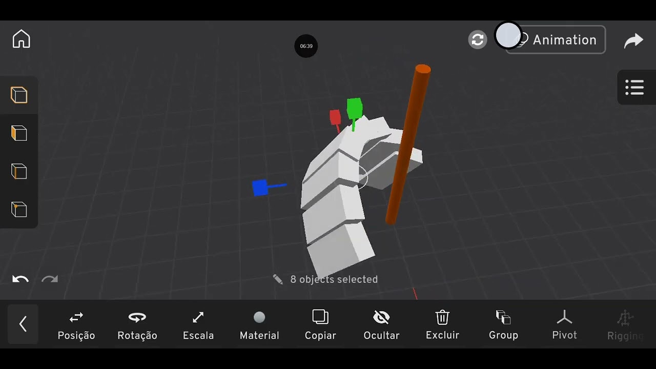 Primeiro tutorial de modelar no Prisma 3D