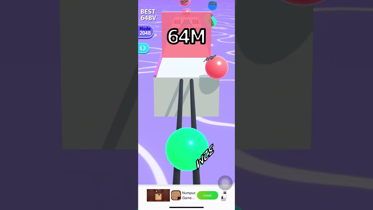 128G to 256CI ball run infinite (part 1)