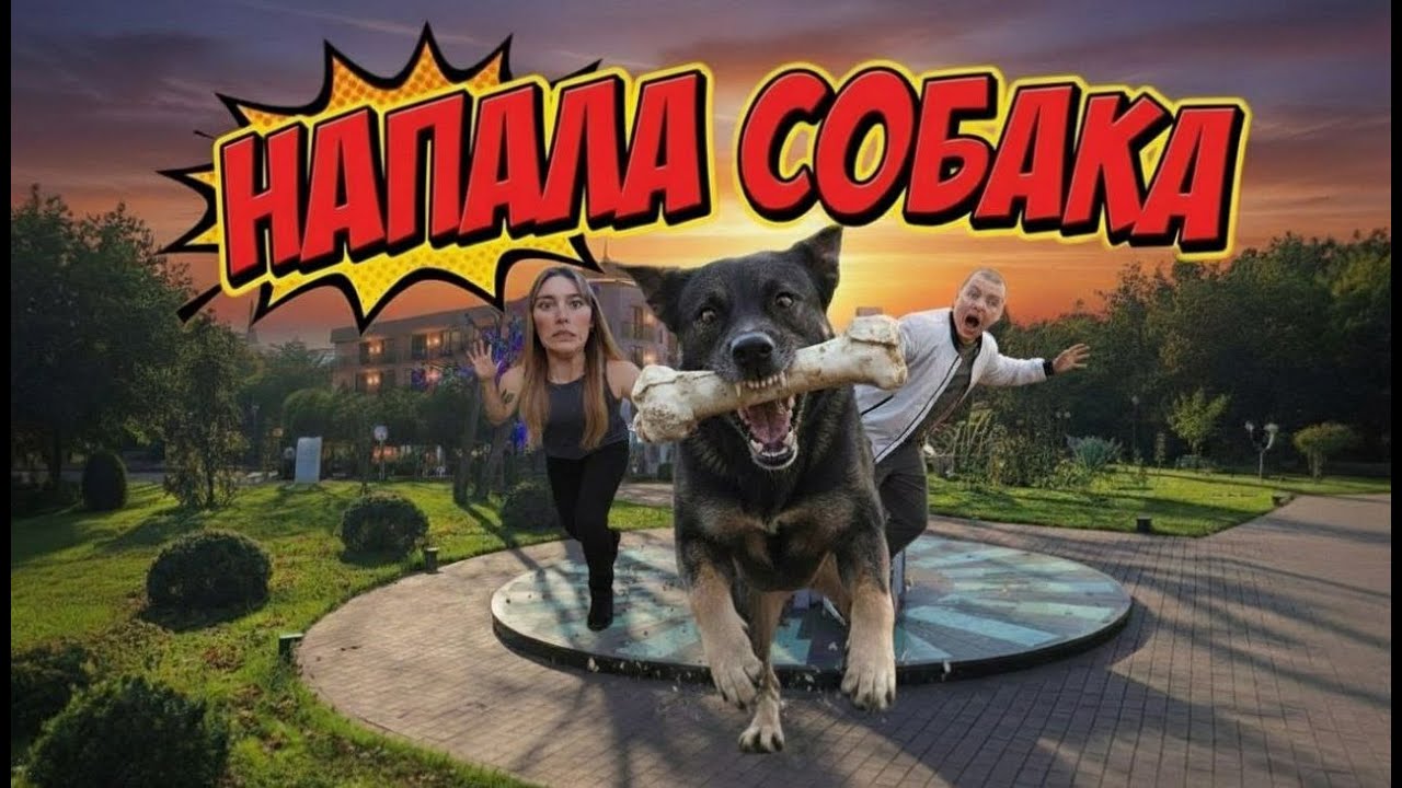 Путешествие по Краснодарскому краю, зима 2025 - 2026. Напала Собака!