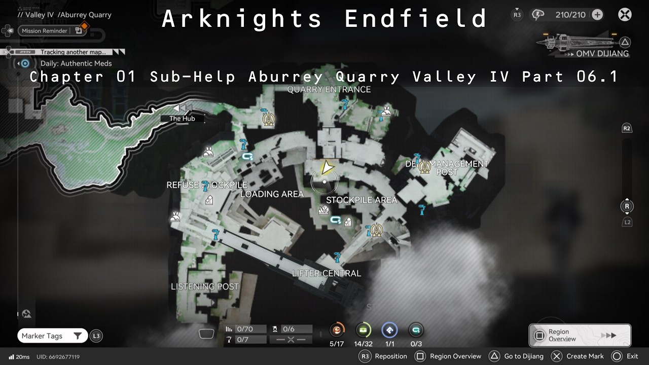 Arknights Endfield Chapter 01 Sub Help Aburrey Quarry Valley IV Part 06 1