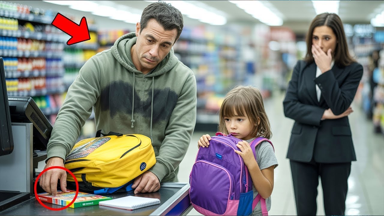 Single Dad Skipped Meal to Buy His Daughter School Supplies— Woman Store Secretly Followed H