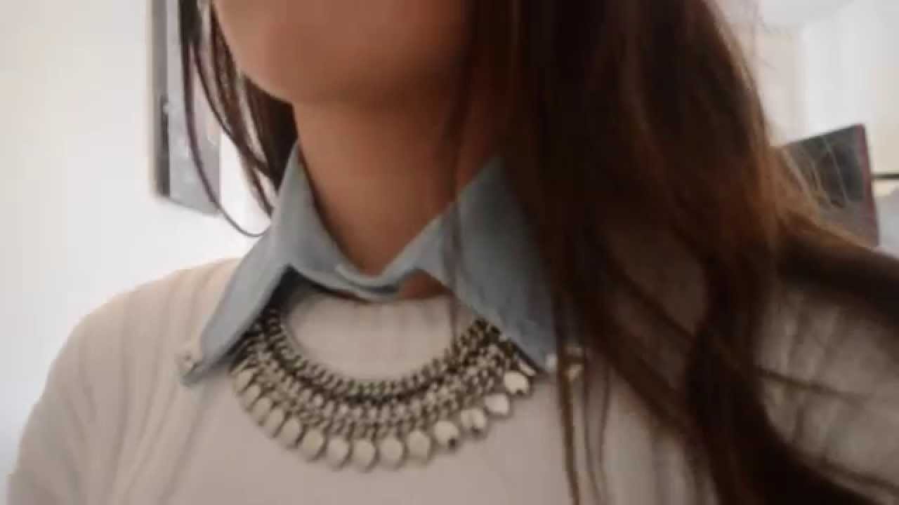 DIY : como hacer un cuello de camisa falso  | Ups Megan